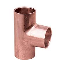 Медь. Тройник - пайка  35 мм Sanha, Viega