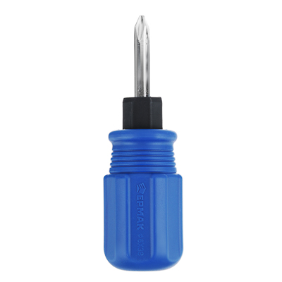 ЕРМАК Отвёртка 2 в 1 синяя, желтая 6х38мм с металлическим фиксатором ЕРМАК Отвёртка 2 в 1 синяя, желтая 6х38мм с металлическим фиксатором