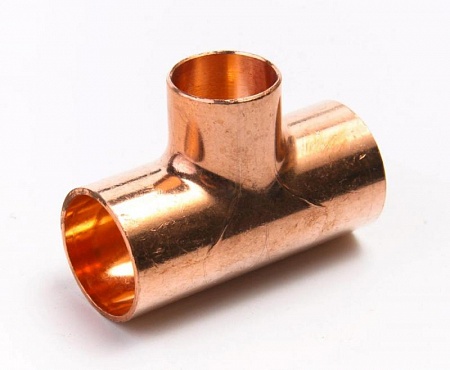 Медь. Тройник пайка 64 мм.