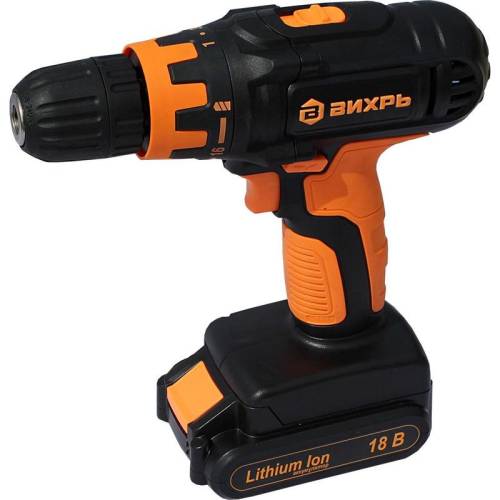 Дрель-шуруповерт аккумуляторная ДА-18Л-2К Вихрь (ЖЦ) Дрель-шуруповерт аккумуляторная ДА-18Л-2К Вихрь (ЖЦ)
