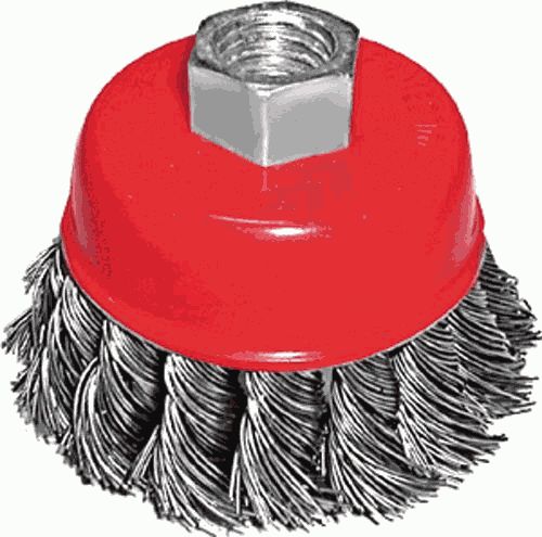 Кордщетка-чашка витая М14 д.100мм (39468) Кордщетка-чашка витая М14 д.100мм (39468)