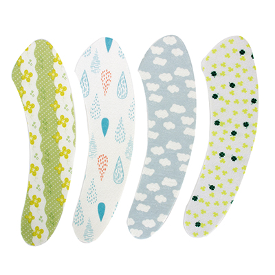 Наклейки для сиденья унитаза 37*9*6см, полиэстер, 4 цвета