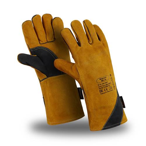 Краги спилковые ФЛАГМАН (SPL-74) (ЖЦ)