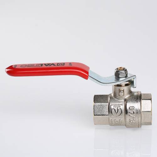 Кран шар. 2" г-г рычаг, ник. лат. VALTEC BASE