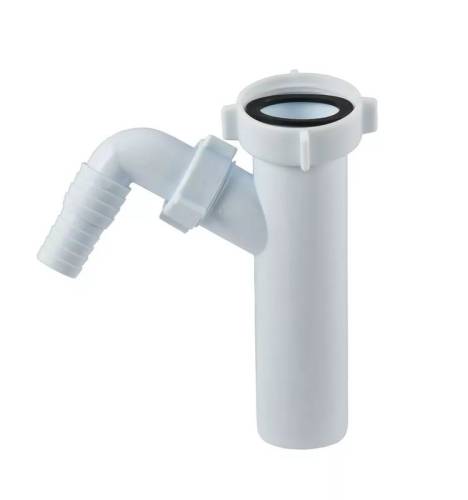 Отвод АНИ М140  40 (1 1/2") мм для стир. маш., длиный Отвод АНИ М140  40 (1 1/2") мм для стир. маш., длиный