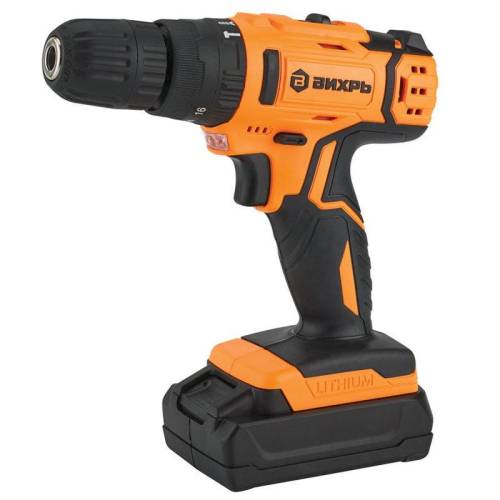 Дрель-шуруповерт аккумуляторная ударная ДА-24Л-2кУ Вихрь (ЖЦ) Дрель-шуруповерт аккумуляторная ударная ДА-24Л-2кУ Вихрь (ЖЦ)
