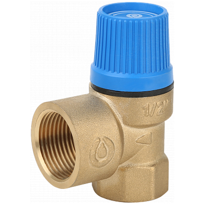 Клапан предохранительный 1/2" x 3/4" г-г, 6 бар Gappo Клапан предохранительный 1/2" x 3/4" г-г, 6 бар Gappo