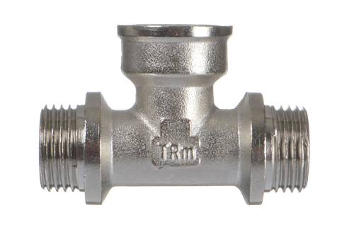 Тройник  1/2", ш-г-ш  ник. лат. TRm 06104 Тройник  1/2", ш-г-ш  ник. лат. TRm 06104