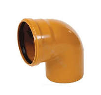 ОТВОД  наружний 110 мм , 87 град. ПВХ VALFEX