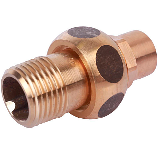 Медь. Сгон - пайка 15 * 1/2 нр прокладка Sanha, Viega (ЖЦ)