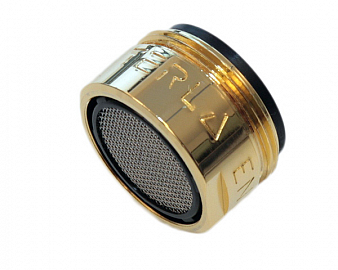 -- Аэратор люкс, наружняя резьба, (Италия), М24*1, золото TERMOPLAST