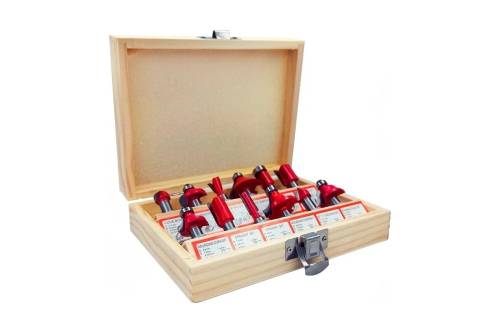 Набор твердосплавных фрез по дереву 12 шт vertextools 05-05-0512 Набор твердосплавных фрез по дереву 12 шт vertextools 05-05-0512