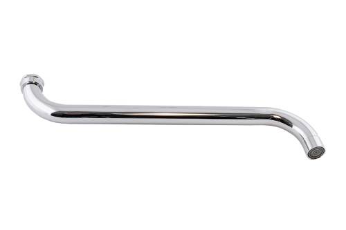 Излив трубчатый S-образный Гранд 35 см (нержавеющая сталь).