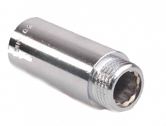Удлинительная гайка 1/2" 80 мм, U-TEC хром латунь Удлинительная гайка 1/2" 80 мм, U-TEC хром латунь
