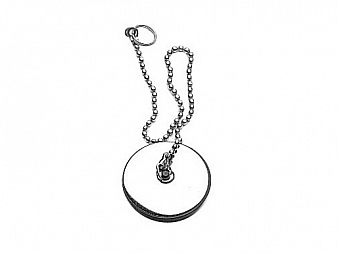 Пробка для ванны REMER, с цепочкой, 47 мм, хром