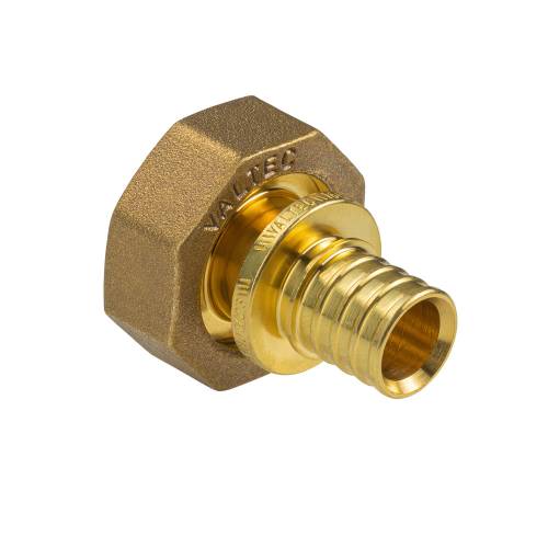 Соединитель надвижной с накидной гайкой под "евроконус" 3/4" х 16 (2,2) мм VALTEC