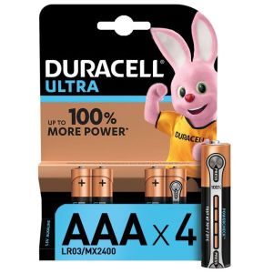 Элемент питания алкалиновый LR03-4BL Ultra (уп.4шт) Duracell Б0038762