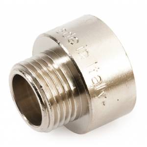 Переход 1/2" нр  x 1" вн,  ник., лат., GF Переход 1/2" нр  x 1" вн,  ник., лат., GF