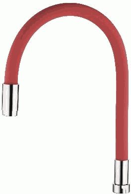 Излив для кухни Ledeme гибкий, красный, L7503-1