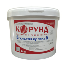 Жидкая кровля "Корунд" 14 кг. Жидкая кровля "Корунд" 14 кг.