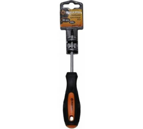 Отвёртка крестовая PZ1 80мм Вихрь 73/6/2/4 Отвёртка крестовая PZ1 80мм Вихрь 73/6/2/4