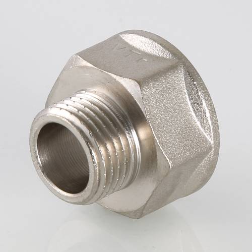Переход 1" нр х 1 1/4" вн, лат., ник., Valtec Переход 1" нр х 1 1/4" вн, лат., ник., Valtec