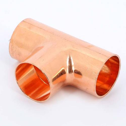 Медь. Тройник - пайка  35 мм Hailiang 