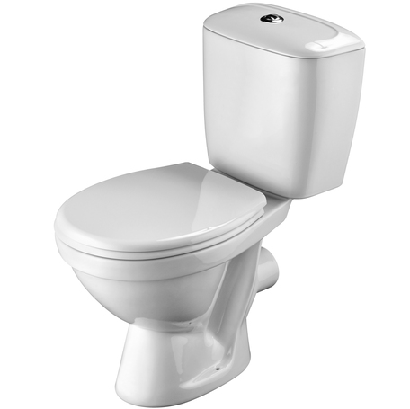 Унитаз-компакт "Паллада" (эконом: 2-реж полипроп, метал крепеж, прямой) Сантек (1.WH30.2.371) (ЖЦ)