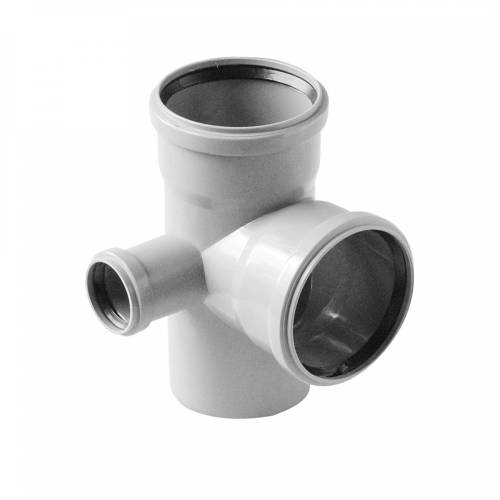 Крестовина, 110 -110 -50 мм -87 град., левый, 2-х плоск. ПВХ 