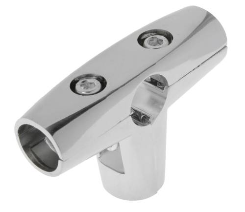 Соединение Т-образное, для 4 труб, цвет хром