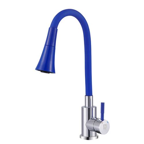ARGO 3512 SOLID blue Смеситель для кухни, гибкий излив с двумя режимами потока ARGO 3512 SOLID blue Смеситель для кухни, гибкий излив с двумя режимами потока
