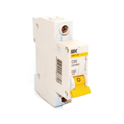Автомат выключатель модульный 1п C 40А 4.5кА ВА47-29 IEK MVA20-1-040-C