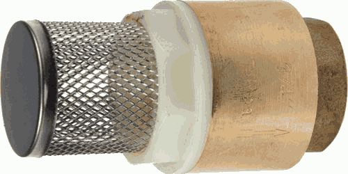 Обратный клапан 3/4" с фильтром, латунь (33949) Обратный клапан 3/4" с фильтром, латунь (33949)