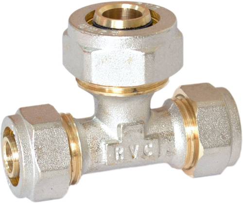 Тройник цанговый 20 x 20 x 16 ц-ц-ц, МП