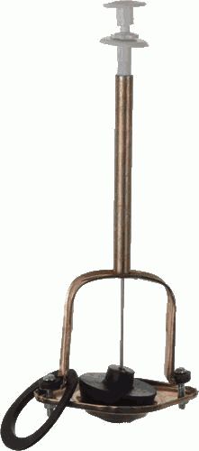 Колонка сливная д/унит. А-65, АБ-118 вертикальная латунная  Аркон (Тула)  (ЖЦ)