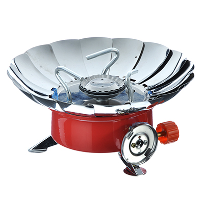 Плитка газовая к баллону с цанговым захватом, портативная с лепестками малая Плитка газовая к баллону с цанговым захватом, портативная с лепестками малая