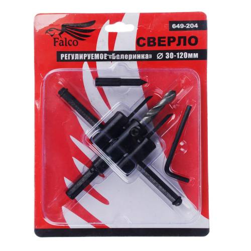FALCO Сверло регулируемое "Балеринка" 30-120мм FALCO Сверло регулируемое "Балеринка" 30-120мм