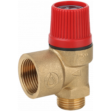 Клапан предохранительный 1/2" x 3/4" ш-г, 3 бара Gappo Клапан предохранительный 1/2" x 3/4" ш-г, 3 бара Gappo