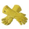 Перчатки ANSELL желтые кожаные с усил. ладонью, для сварочных работ.