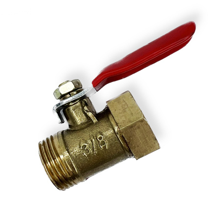 Краник шар. ARMA внут.-наруж. резьба 3/8", латунь