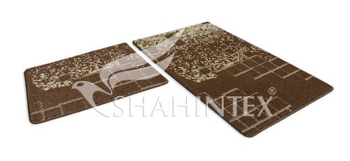 Набор ковриков SHAHINTEX VINTAGE SH V001 50*80+50*50 шоколадный 37 Набор ковриков SHAHINTEX VINTAGE SH V001 50*80+50*50 шоколадный 37