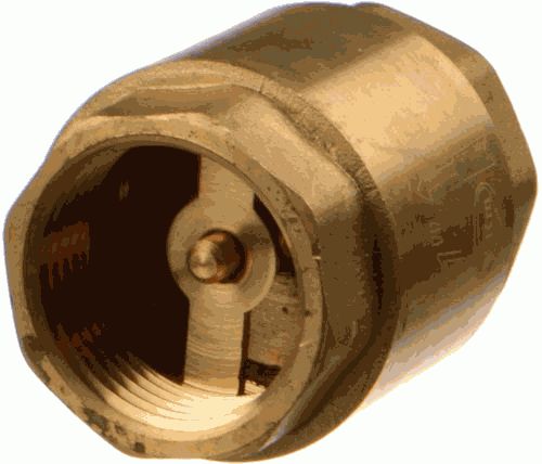 Обратный клапан 3/4" с латунным золотником, латунь TRm (33963) Обратный клапан 3/4" с латунным золотником, латунь TRm (33963)