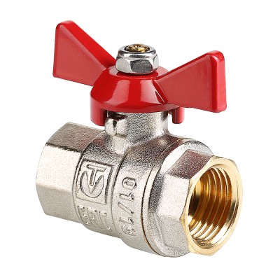Кран шар. 1/2" г-г  бант,  лат. ник.  VALTEC BASE Кран шар. 1/2" г-г  бант,  лат. ник.  VALTEC BASE