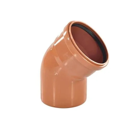 ОТВОД  наружний 110 мм , 45 град. ПВХ VALFEX