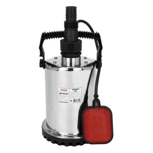Насос дренажный JEMIX ДНН-208-9 (Корпус нерж.сталь.900Вт, подъем 9м, макс.произв. 12,5куб.м/ч)