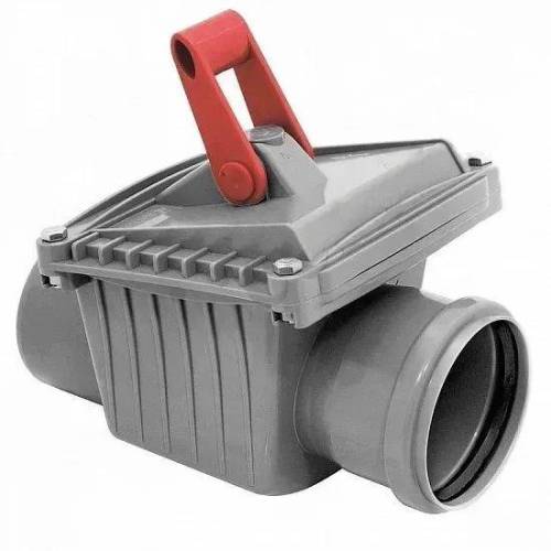 Обратный клапан 110 мм внутр. ПВХ VALFEX