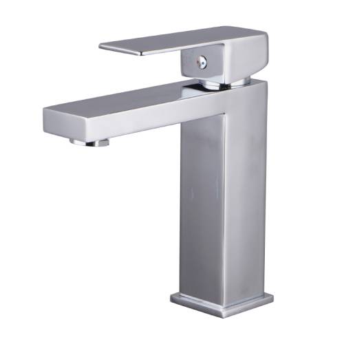 MELODIA Square Смеситель для умывальника, картридж 25мм нерж.сталь хром MDV30620