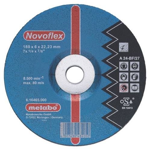 Диск (Круг) обдирочный сталь Novoflex SP 1, Metabo 125X6,0Х22.2 ММ Диск (Круг) обдирочный сталь Novoflex SP 1, Metabo 125X6,0Х22.2 ММ
