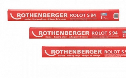 Припой ROLOT Rothenberger S94 твердый медный, 2x2x500мм, 1 прутик 