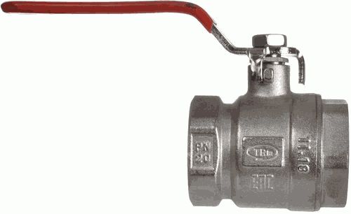 Кран шар. 1 1/2" г-г рычаг, лат. ник. TERMA RED  31040 Кран шар. 1 1/2" г-г рычаг, лат. ник. TERMA RED  31040